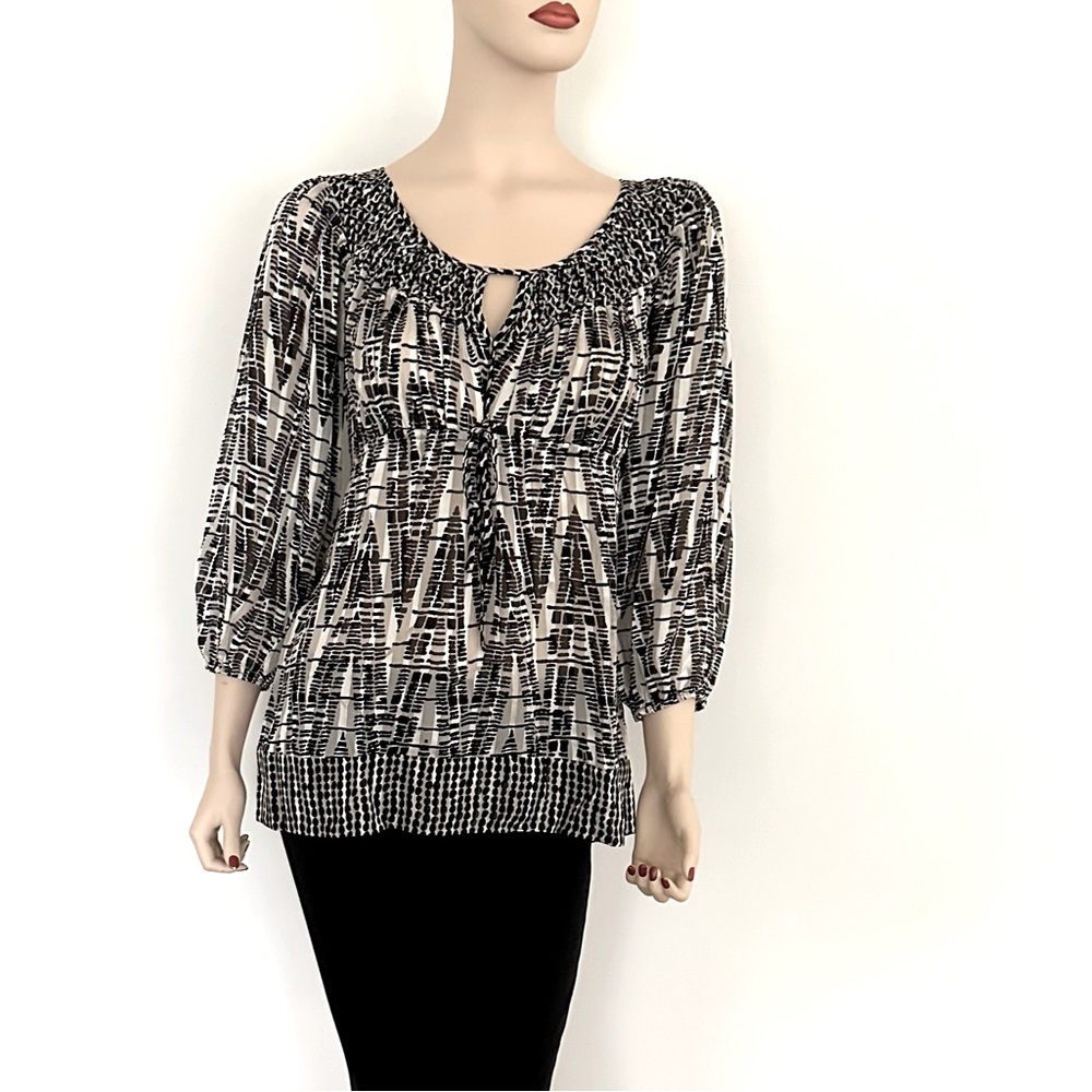 BCBG Max Azria peasant top